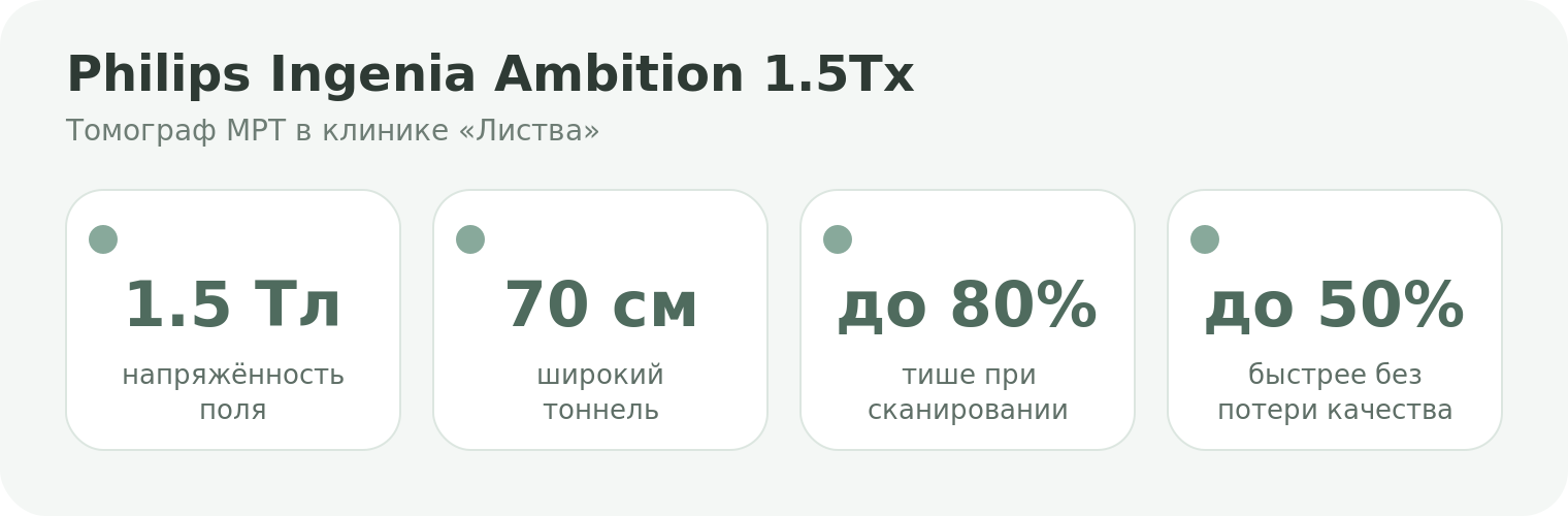 Широкий тоннель 70 см томографа Philips Ingenia Ambition 1.5T X