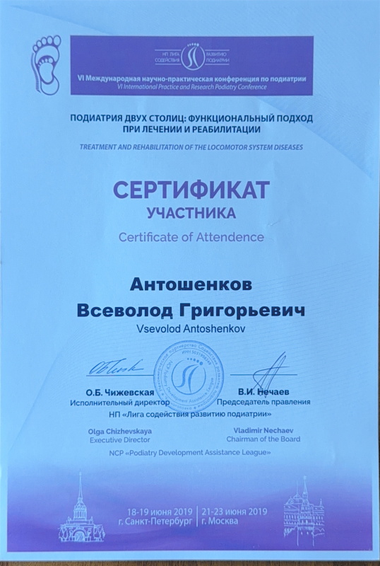 Сертификат 31